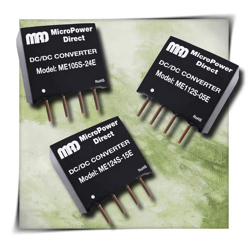 MicroPower Direct's safety-approved 1W SIP DC/DC converters tout low costs